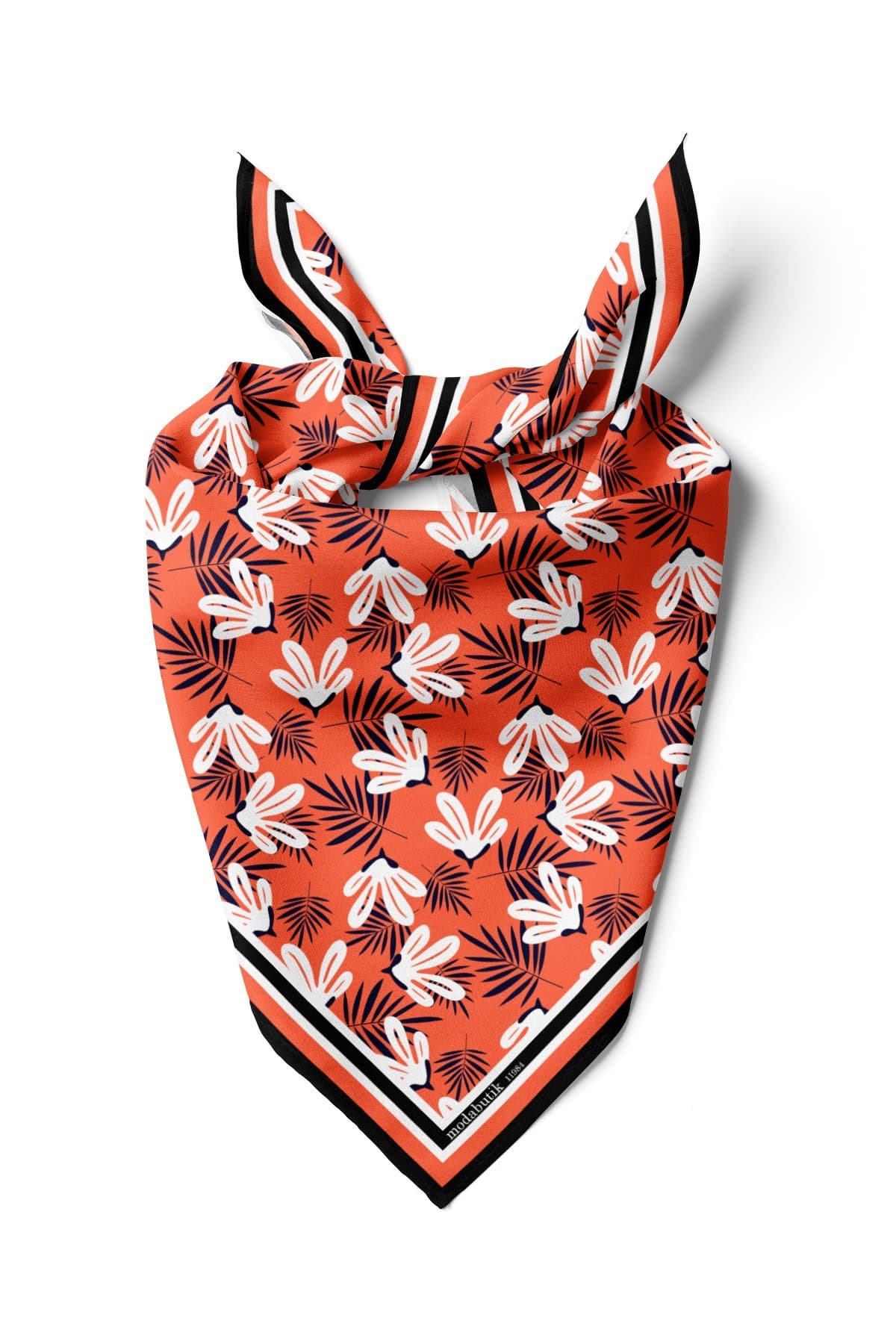Violla F66 MODERN FLOWERS TASARIMLI BANDANA  DG11984