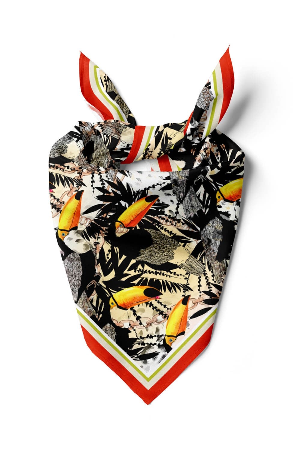 Violla F 56 PARROT FLOWERS BANDANA