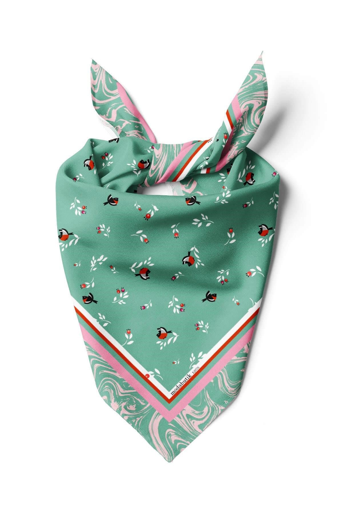 Violla F115 ÇITIR RETRO DESENLİ BANDANA DG12076