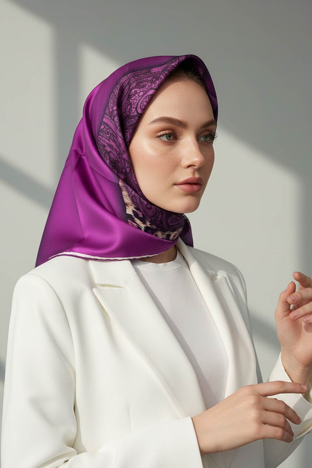 Twill İpek Eşarp