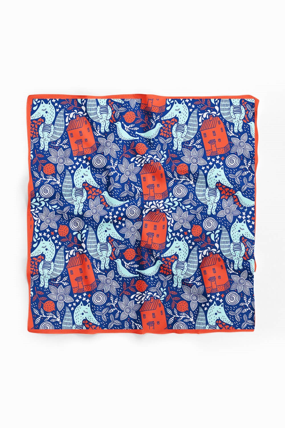 B31 Violla Tilki Desenli Bandana
