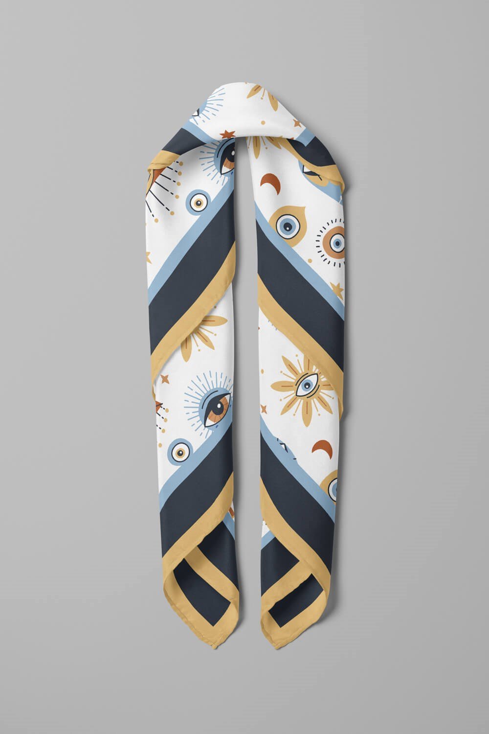 Z67 Violla Göz Desenli Bandana