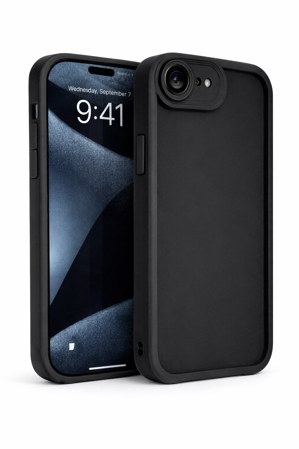 iPhone 16E / 17E Kılıf – Kamera Çıkıntılı – Mat Silikon Telefon Kılıfı