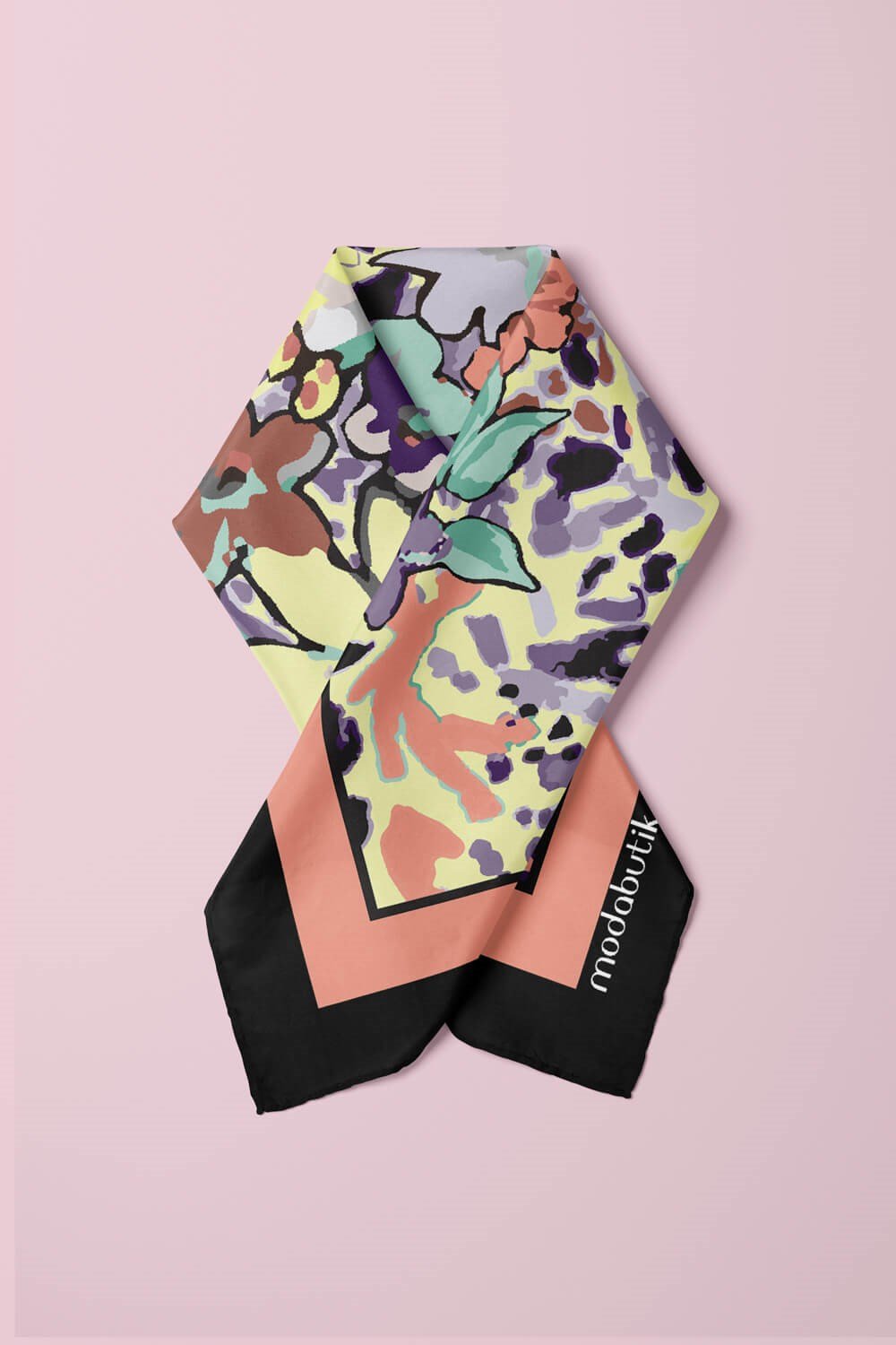 Violla B101 ÇİÇEK DESENLİ BANDANA