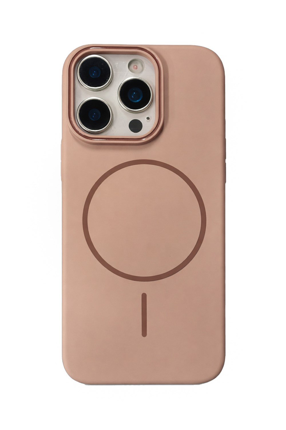 iPhone 13 Pro Max Uyumlu Kamera Çıkıntılı Magsafe Wireless Şarj Özellikli Sert Sararmaz Silikon Kılıf