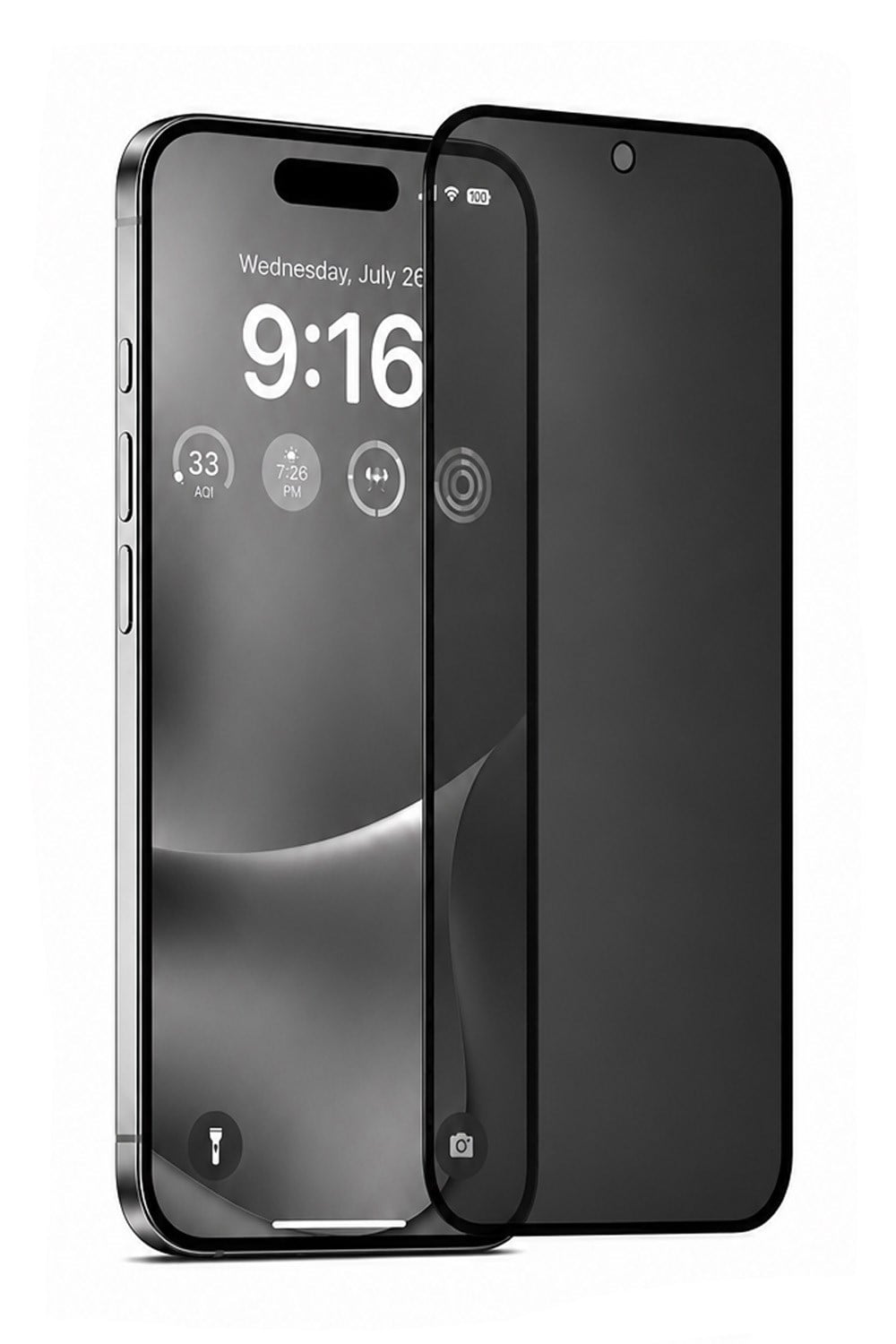 İPhone Air Hayalet Ekran Koruyucu % 100 Cam (Temperli)  Kolay Kurulum Aparatlı