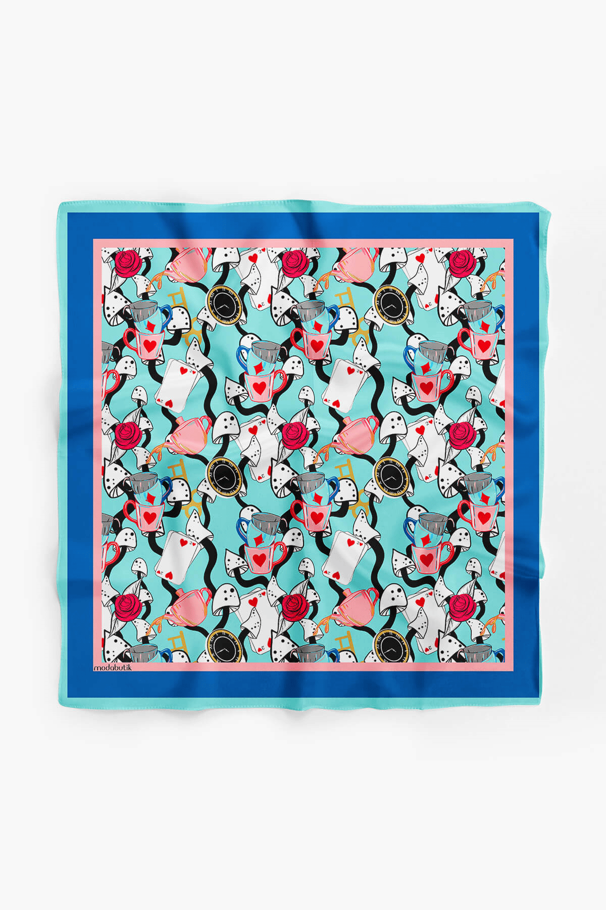 G34 Modabutik Alice Desenli Bandana
