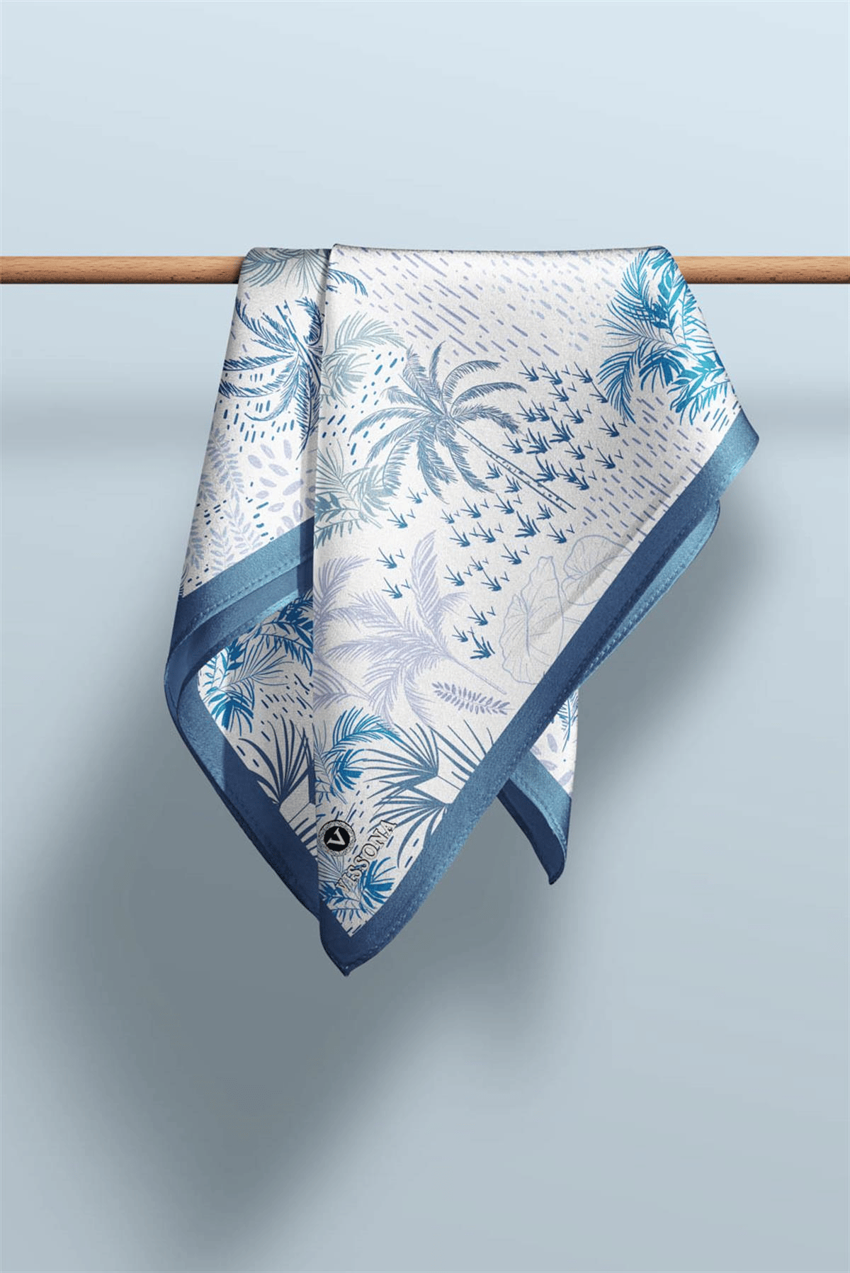 100% Silk Headscarf for Women - 22