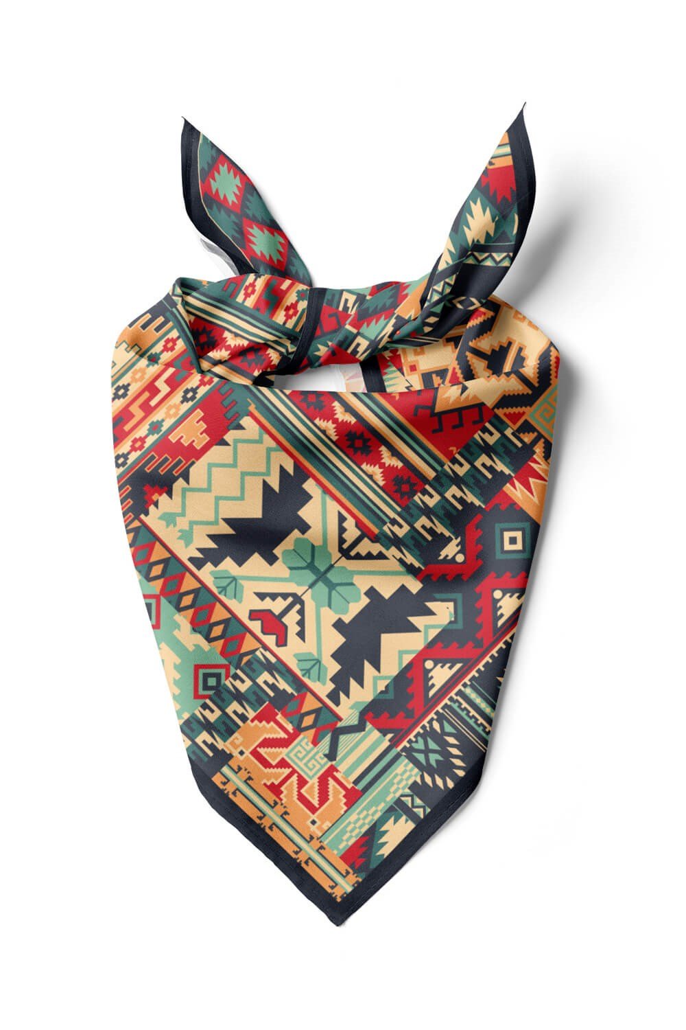 V5 Violla Etnik Desenli Bandana