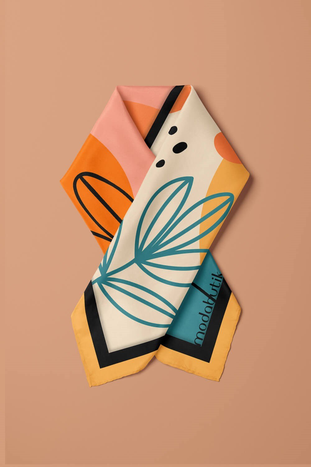 Violla Geometri Deseni Bandana