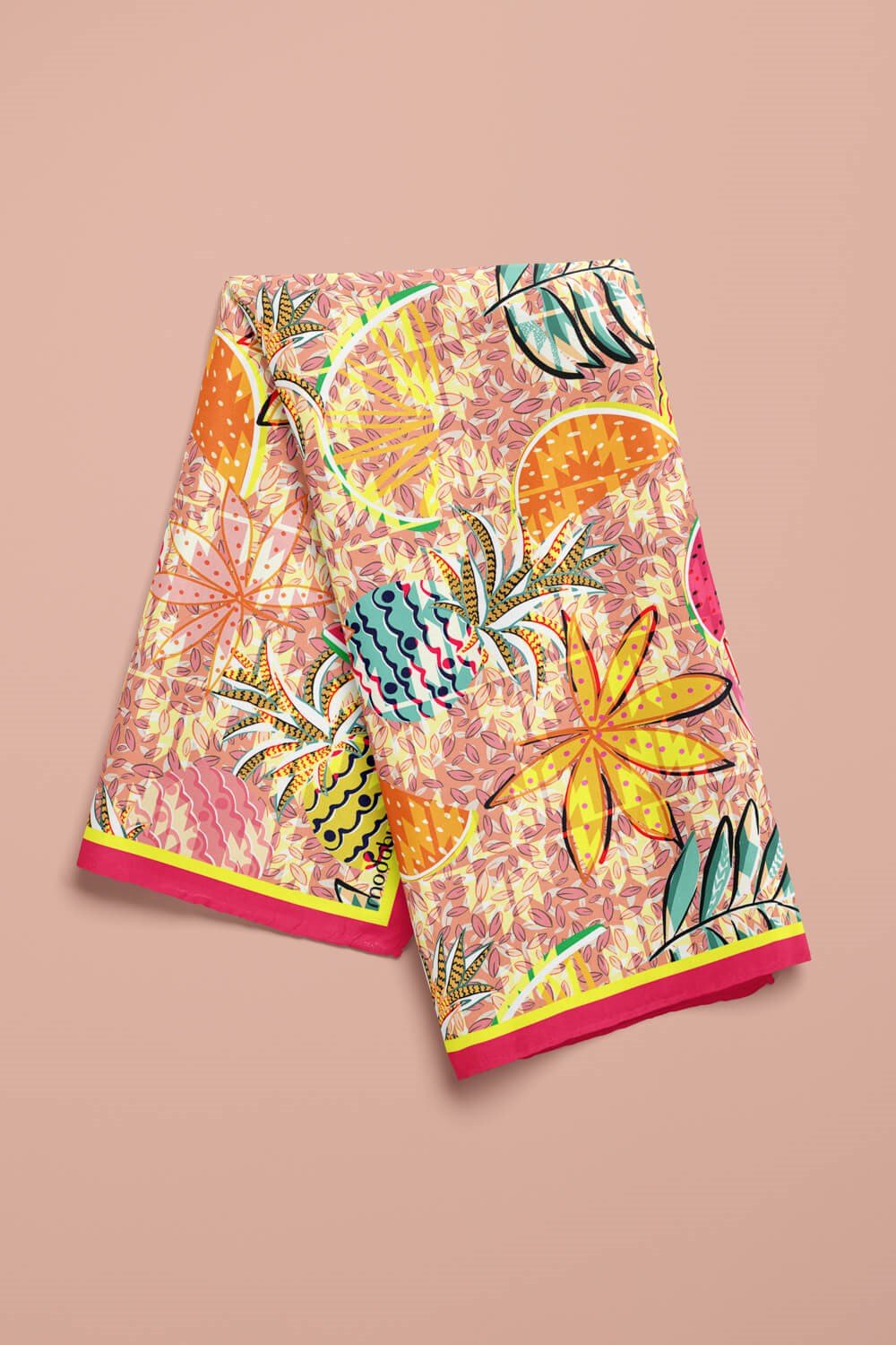 Z44 Violla Ananas Karpuz Desenli Bandana