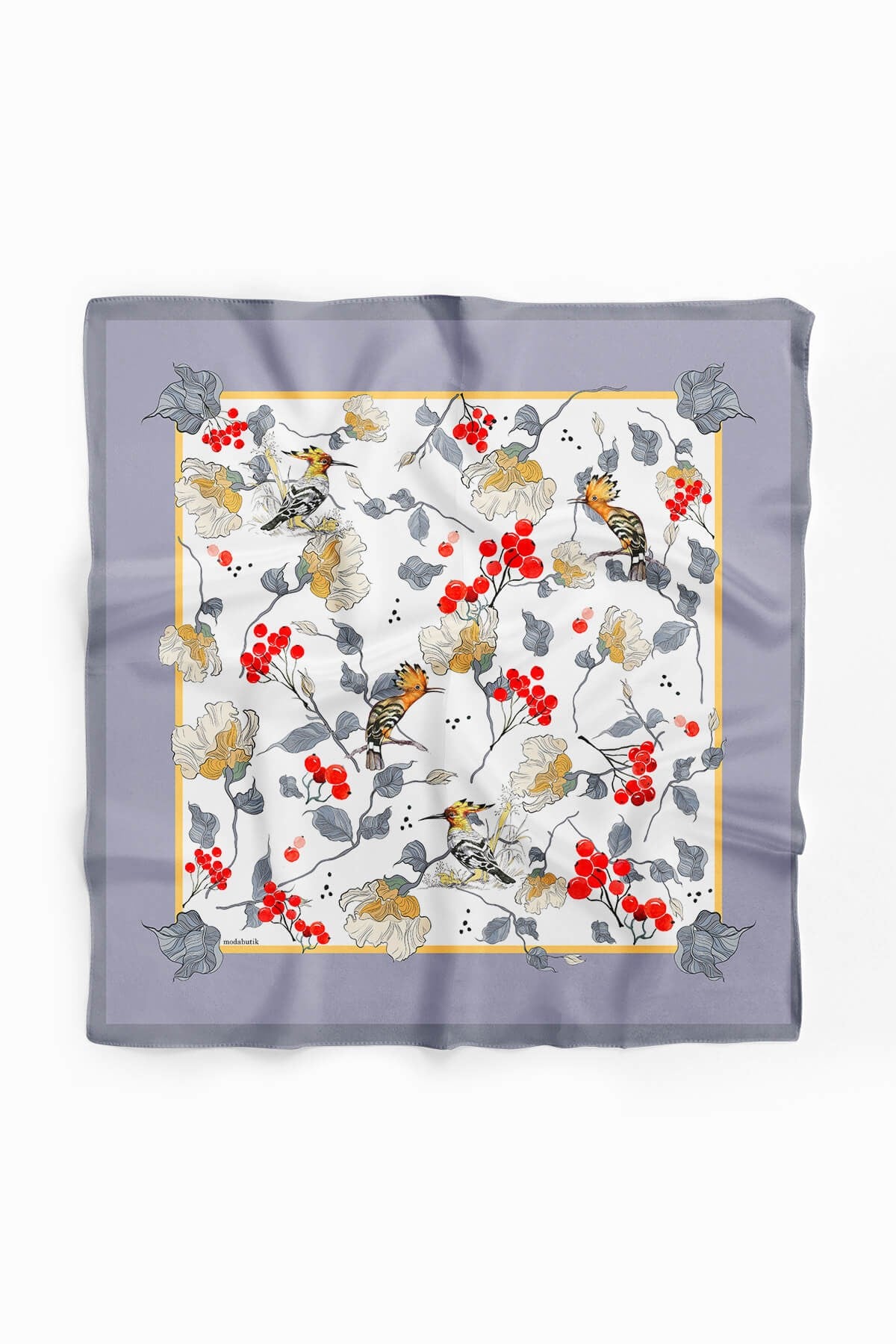 Violla H24 MODERN KUŞ DESENLİ BANDANA DG12231