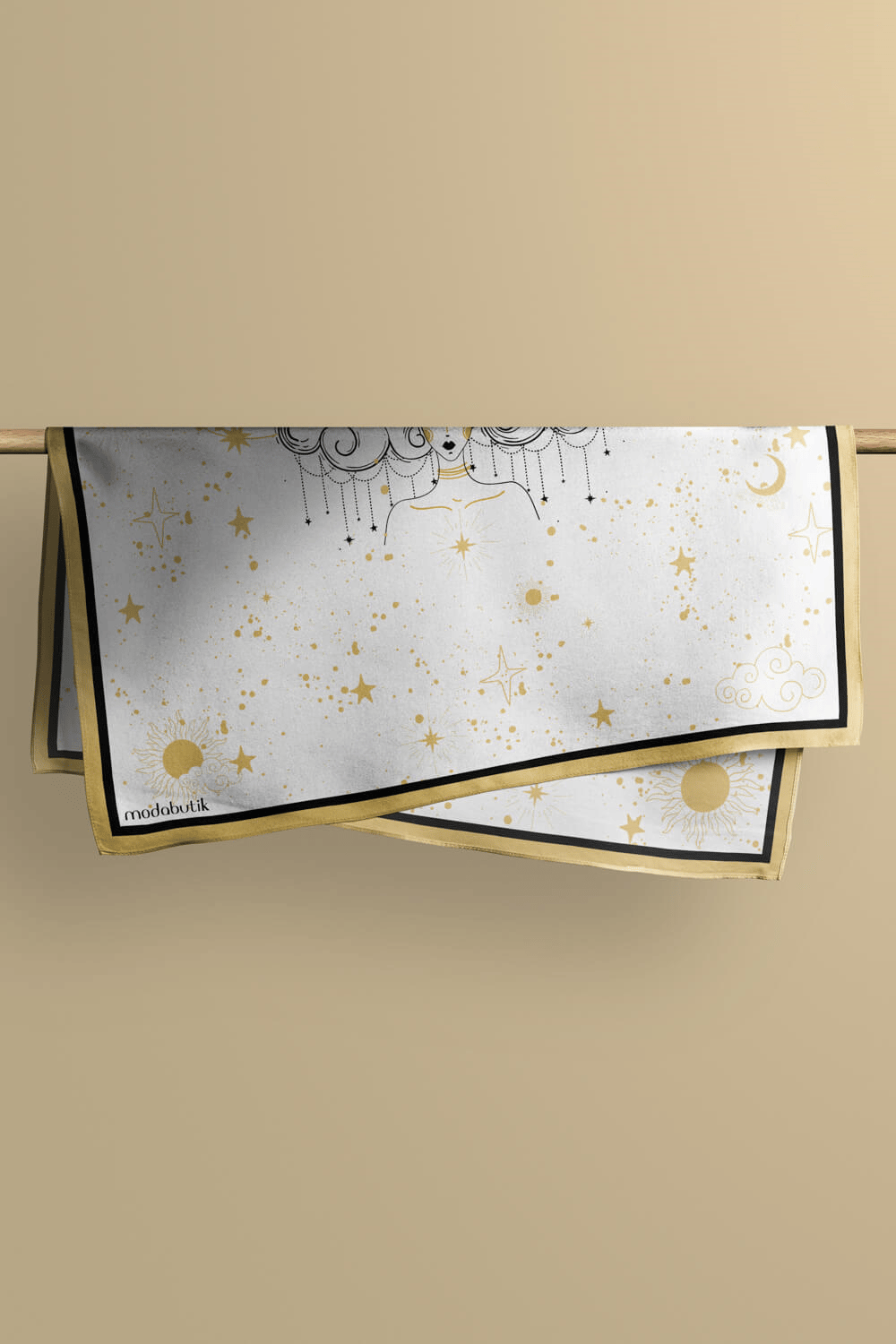 Modabutik Gold Star Bandana