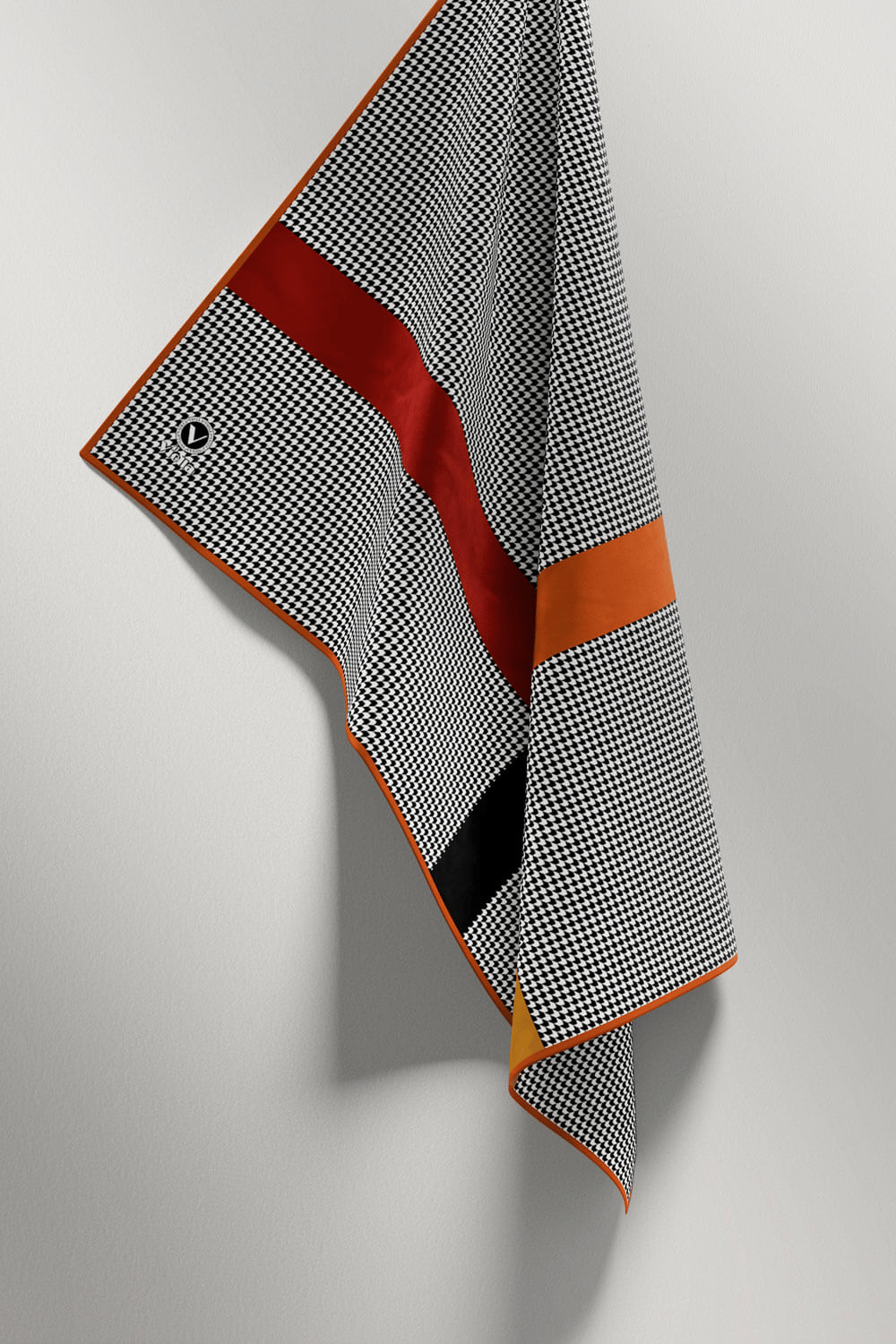 Twill Kazayaklı Şerit Desenli Taba Renkli 90x90 Eşarp (İpek İçermez) Dikim Şekli : El Dikişi