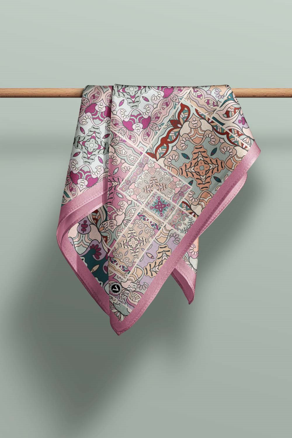 100% Silk Headscarf for Women - 22