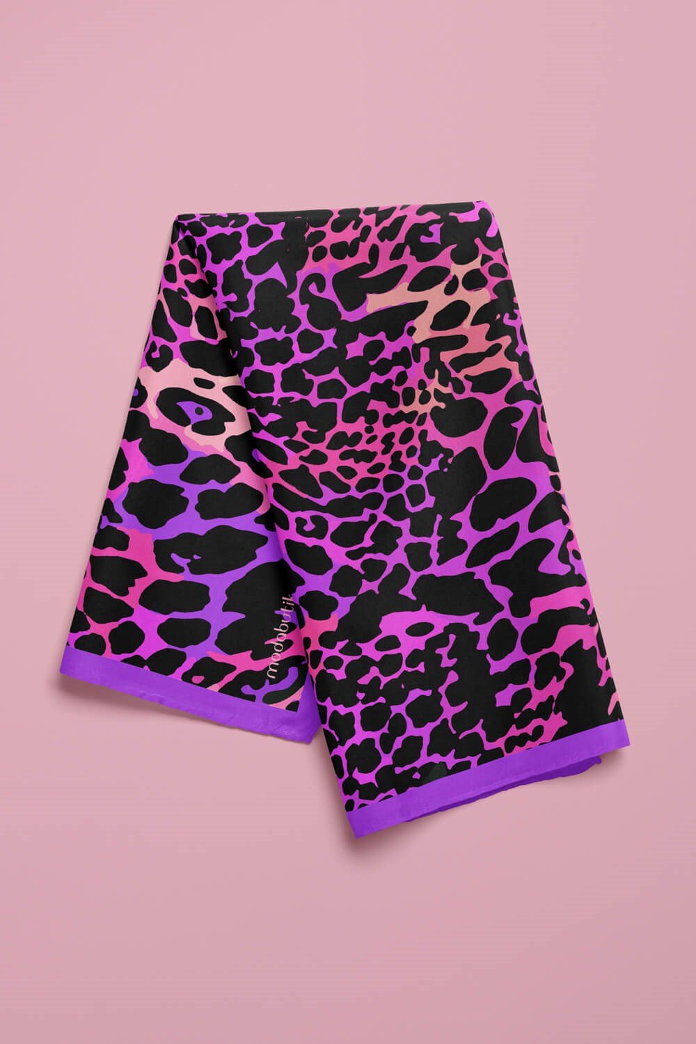 A33 Violla Leopar Desenli Bandana