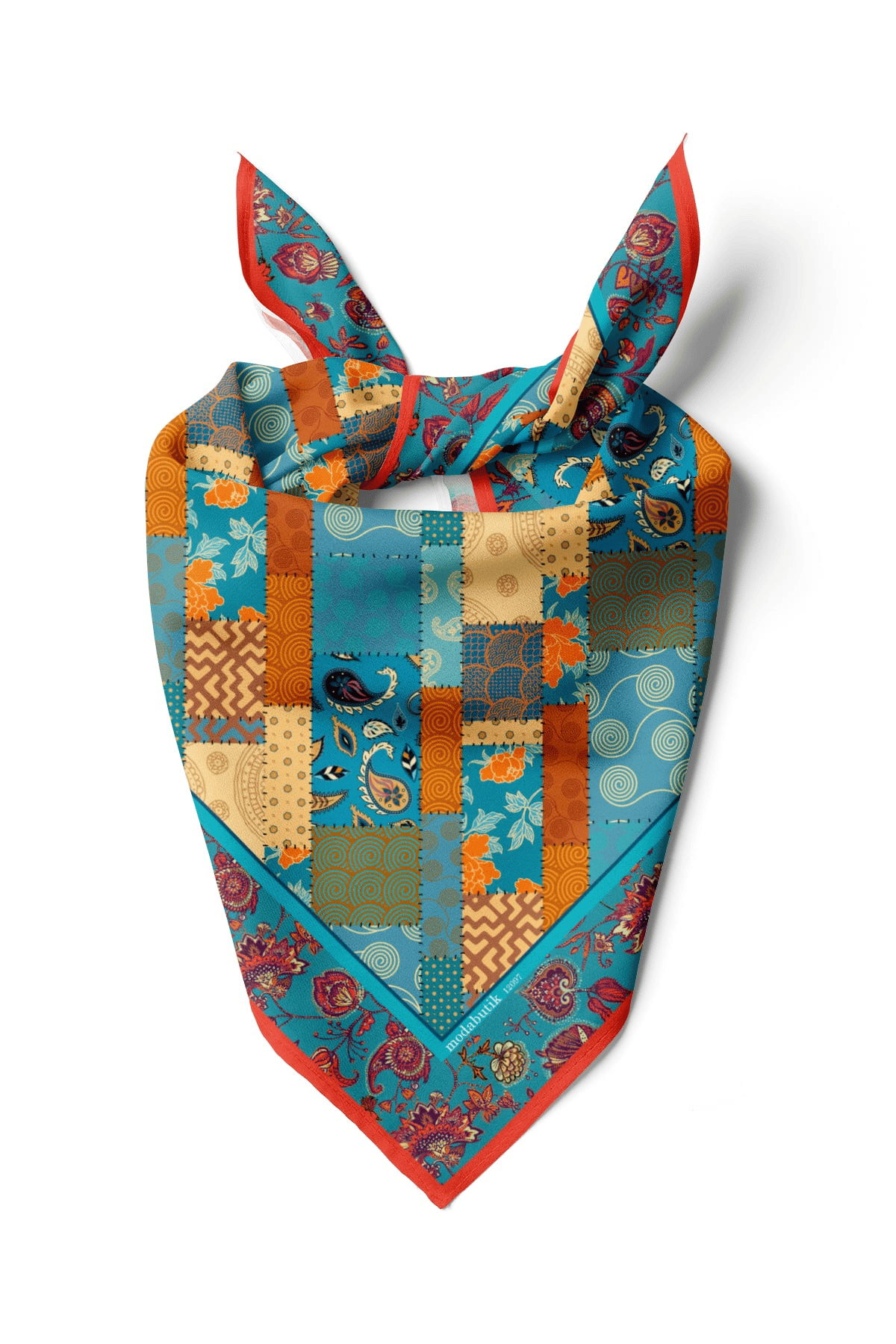 C2 ETNIK ŞALLI BANDANA DG12097
