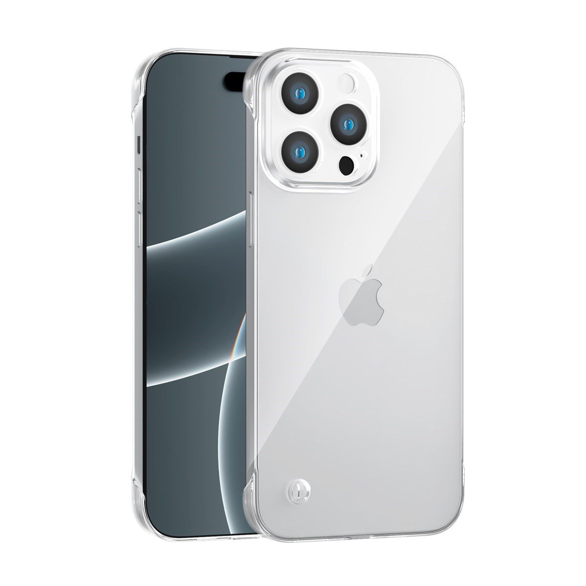 iPhone 14 Pro Max Uyumlu Kamera Korumalı Yanları Açık Sararmaz Sert Mika Şeffaf Kılıf