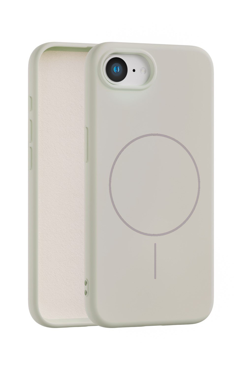 61030 16e / 17e Uyumlu İçi Kadife Magsafe Wireless Şarj Özellikli Telefon Kılıfı