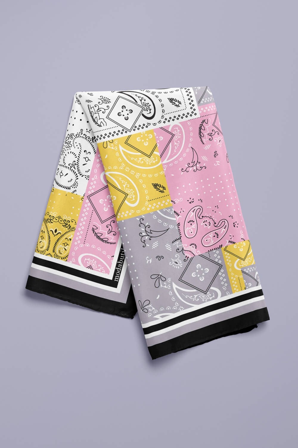 Violla F72 ŞAL TASARIMLI PATCHWORK  BANDANA  DG11986