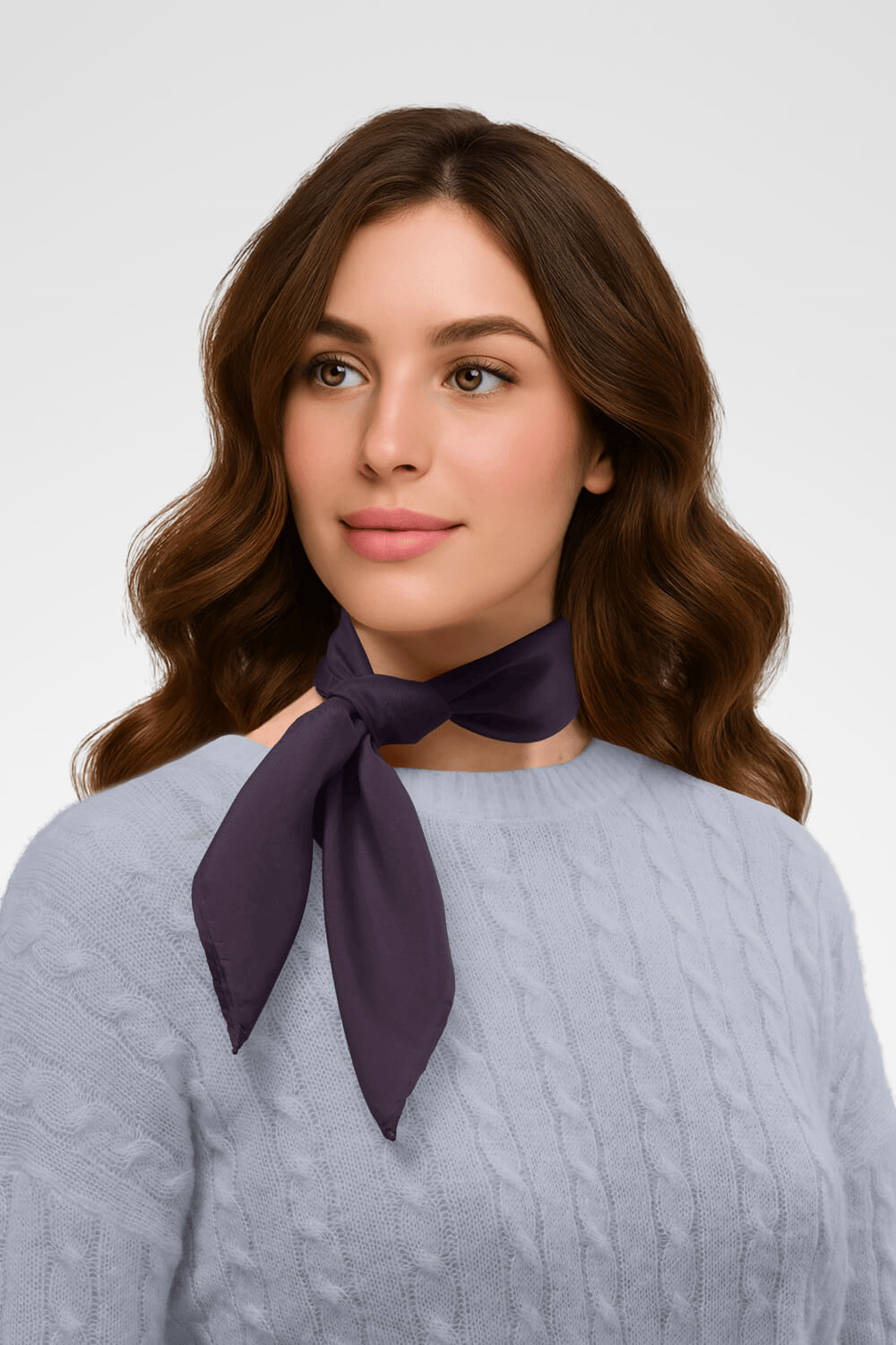 Şifon Leylak Bandana
