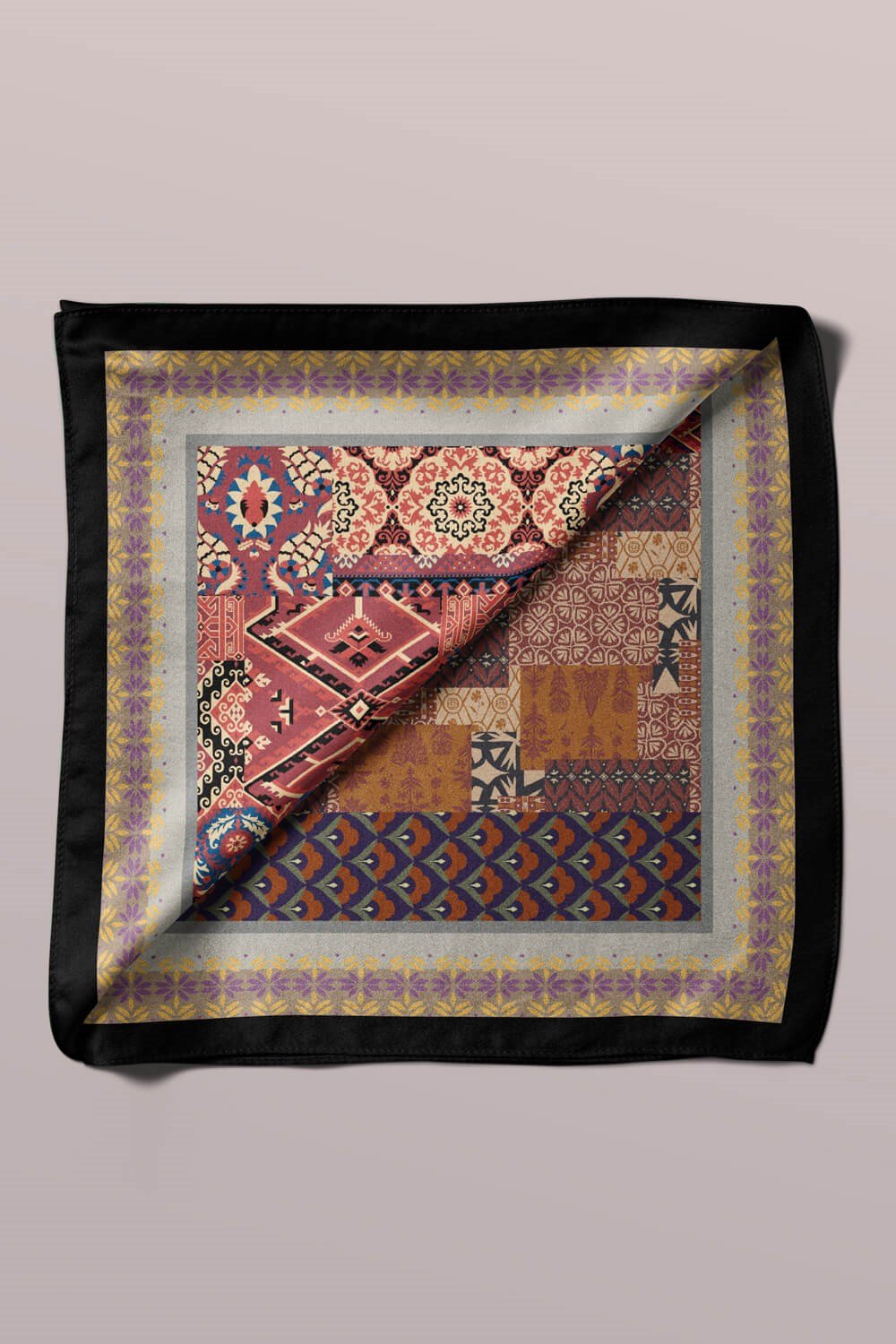 Violla E17 ETNIK ŞAL DESENLI BANDANA