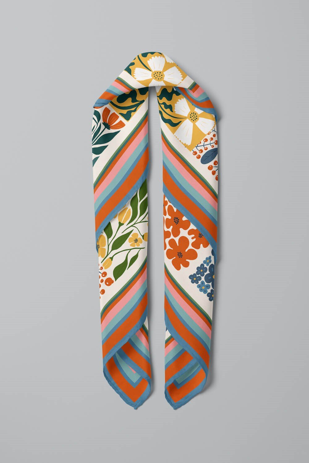 Violla A92 MODERN FLOWERS BANDANA(DG11958)