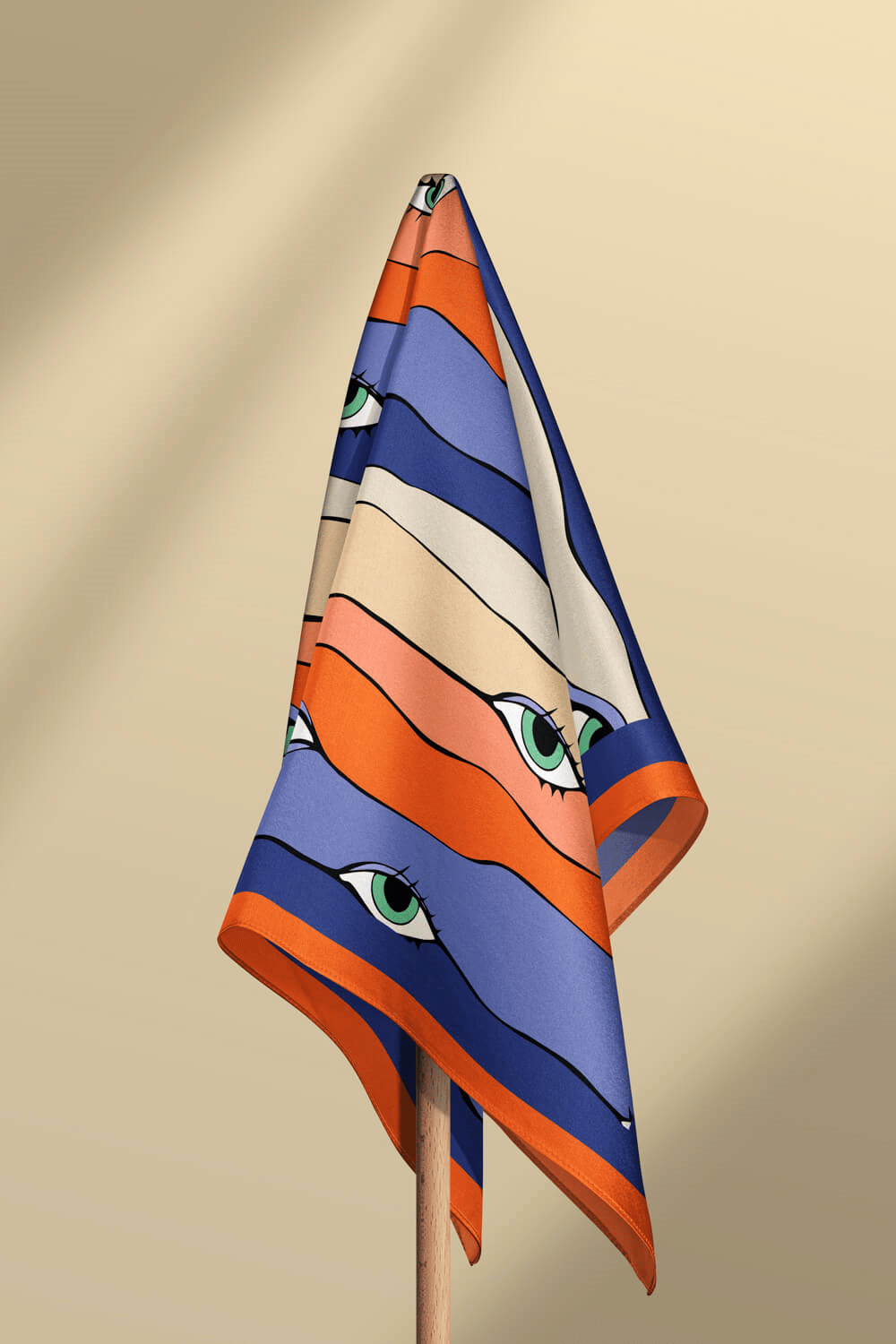 A12 Modabutik Göz Desenli Bandana