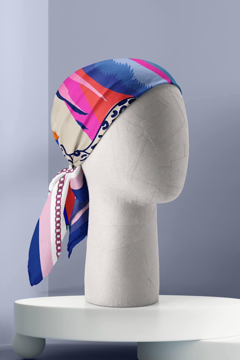 Violla E62 COLORFUL ABSTRACT TASARIMLI BANDANA