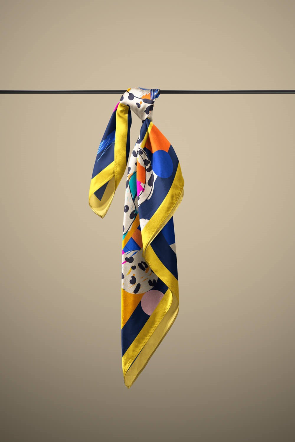 Violla Kaplan Desenli Bandana
