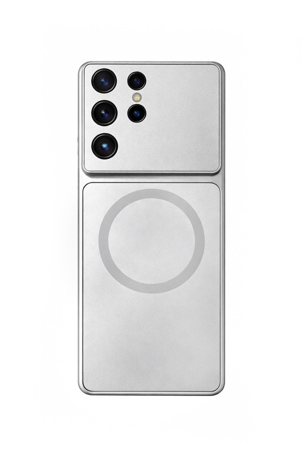 Samsung Galaxy S25 Ultra Uyumlu Kamera Korumalı Magsafe Wireless Şarj Özellikli Full Glass Arka Kapak