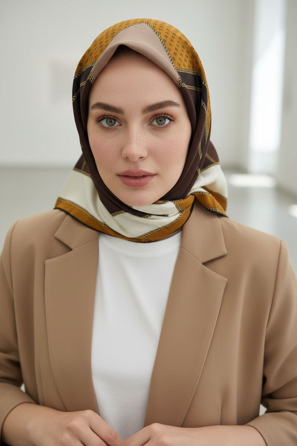 Twill Eşarp (İpek İçermez)