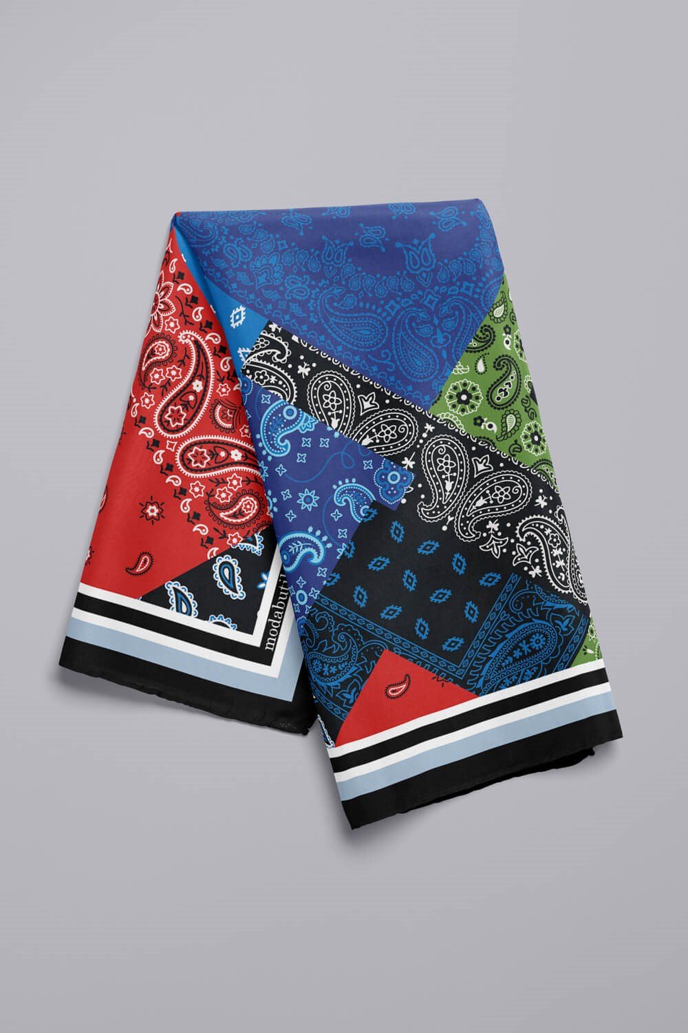 Violla F76  PATCHWORK  ŞAL DESENLİ BANDANA  DG11987