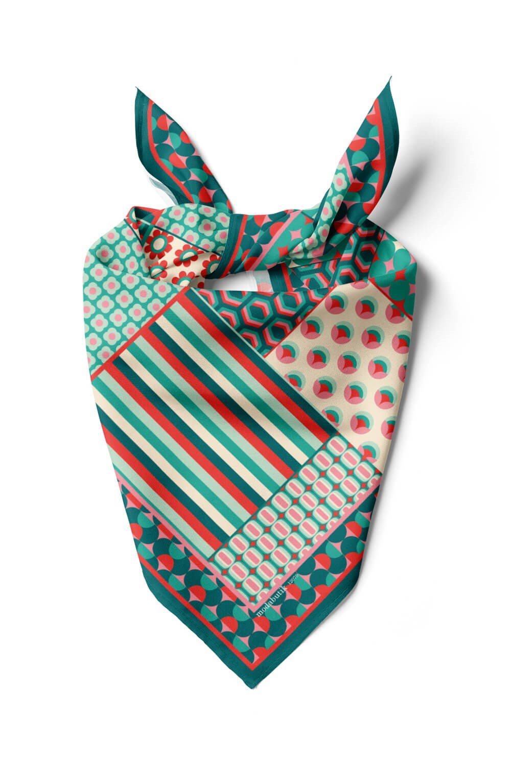 Violla H43 RETRO DESENLİ  BANDANA DG12079