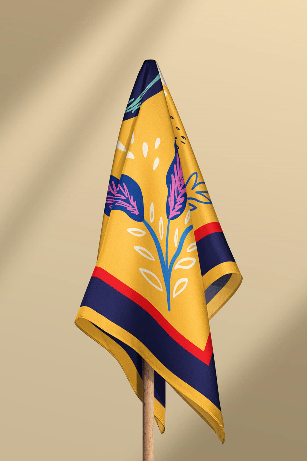 B58 Modabutik Balık Desenli Bandana