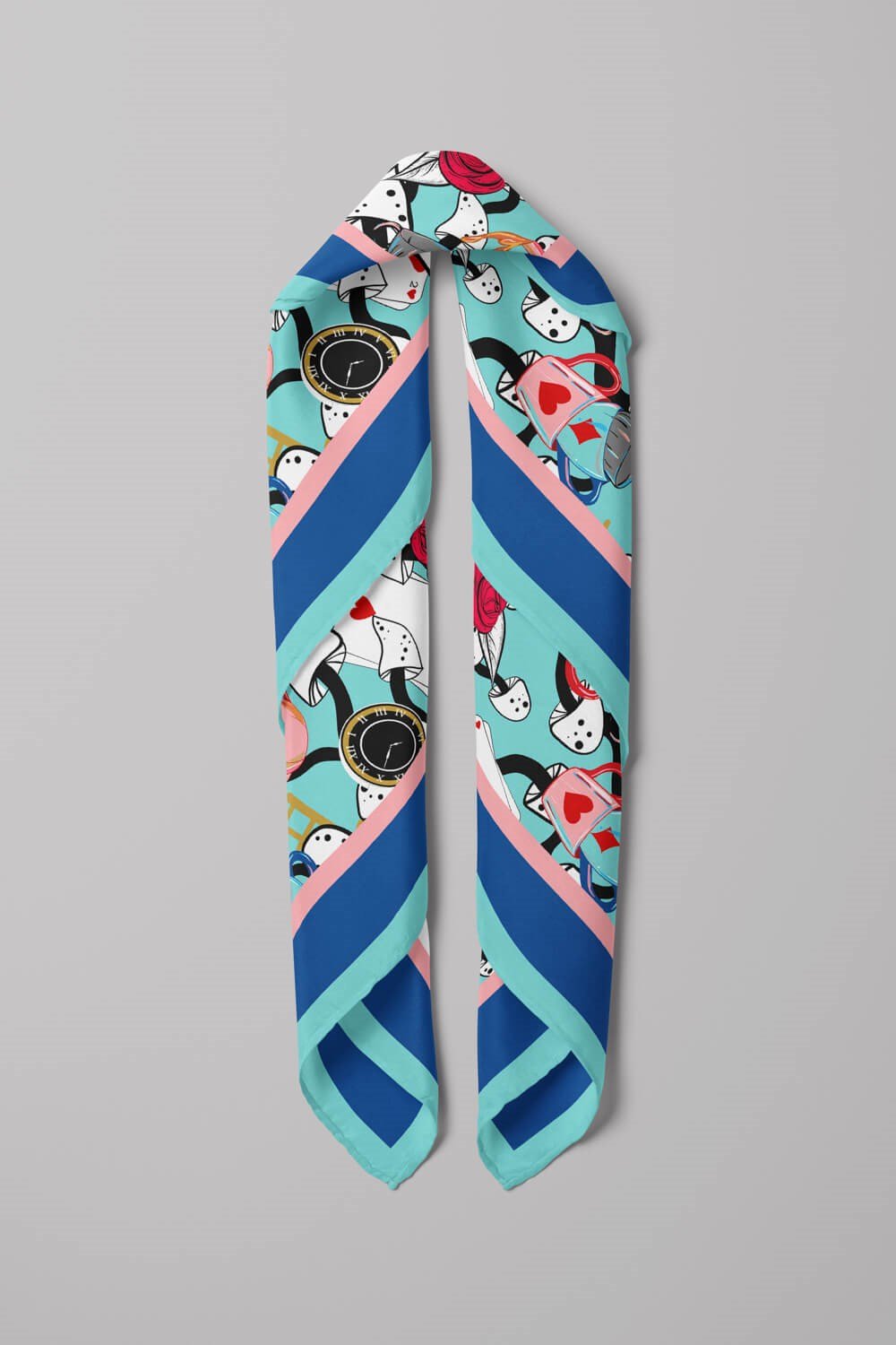 G34 Violla Alice Desenli Bandana