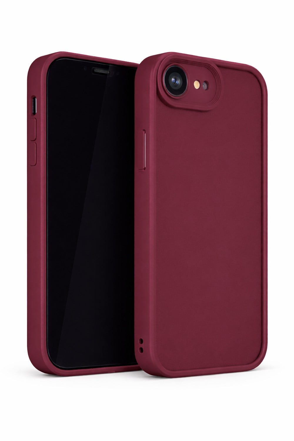 iPhone 16E / 17E Kılıf – Kamera Çıkıntılı – Mat Silikon Telefon Kılıfı