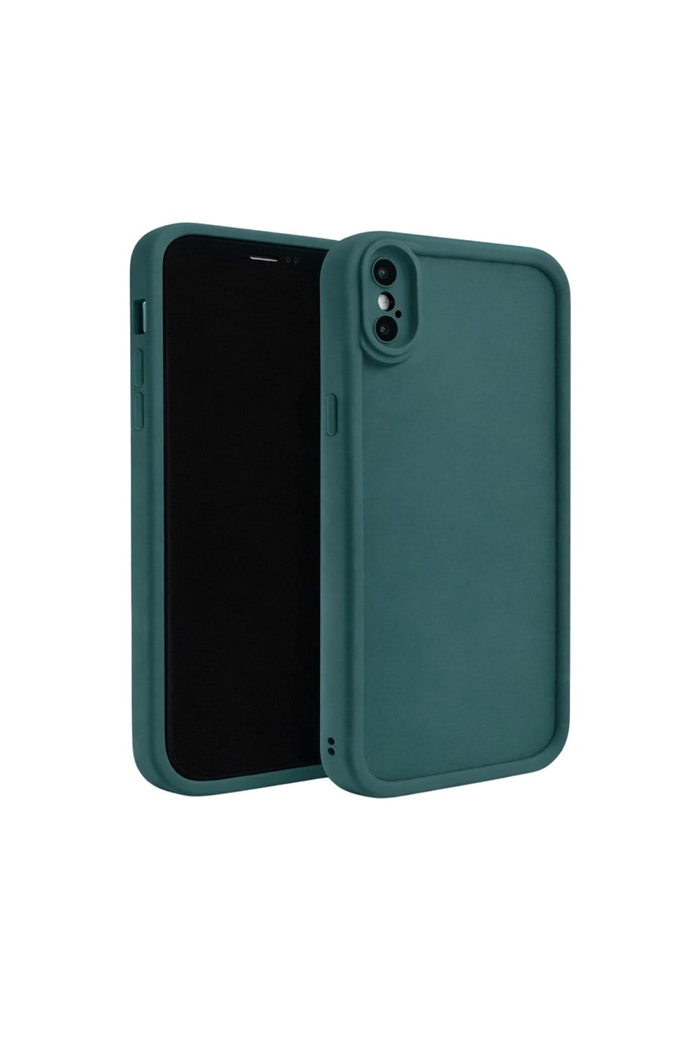 iPhone X / iPhone XS Kılıf – Kamera Çıkıntılı – Mat Silikon Telefon Kılıfı