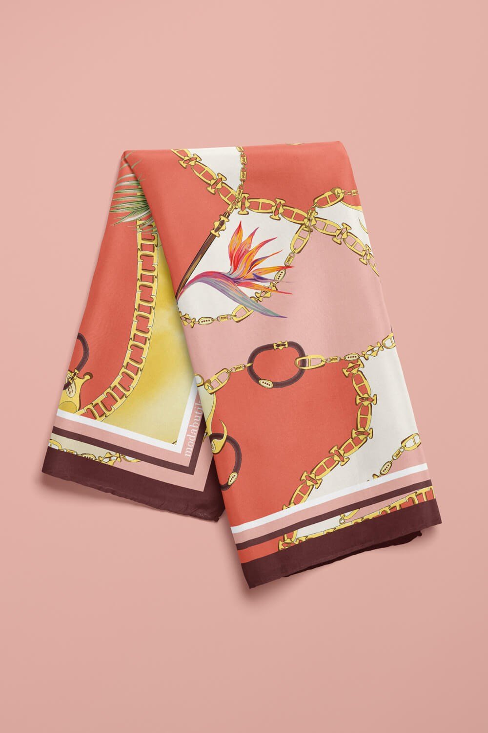 Violla E119 FLOWERS ZİNCİR TASARIMLI BANDANA DG11990