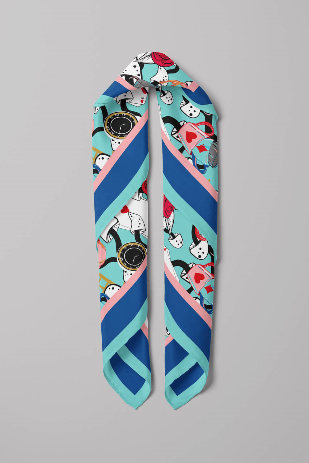 G34 Modabutik Alice Desenli Bandana