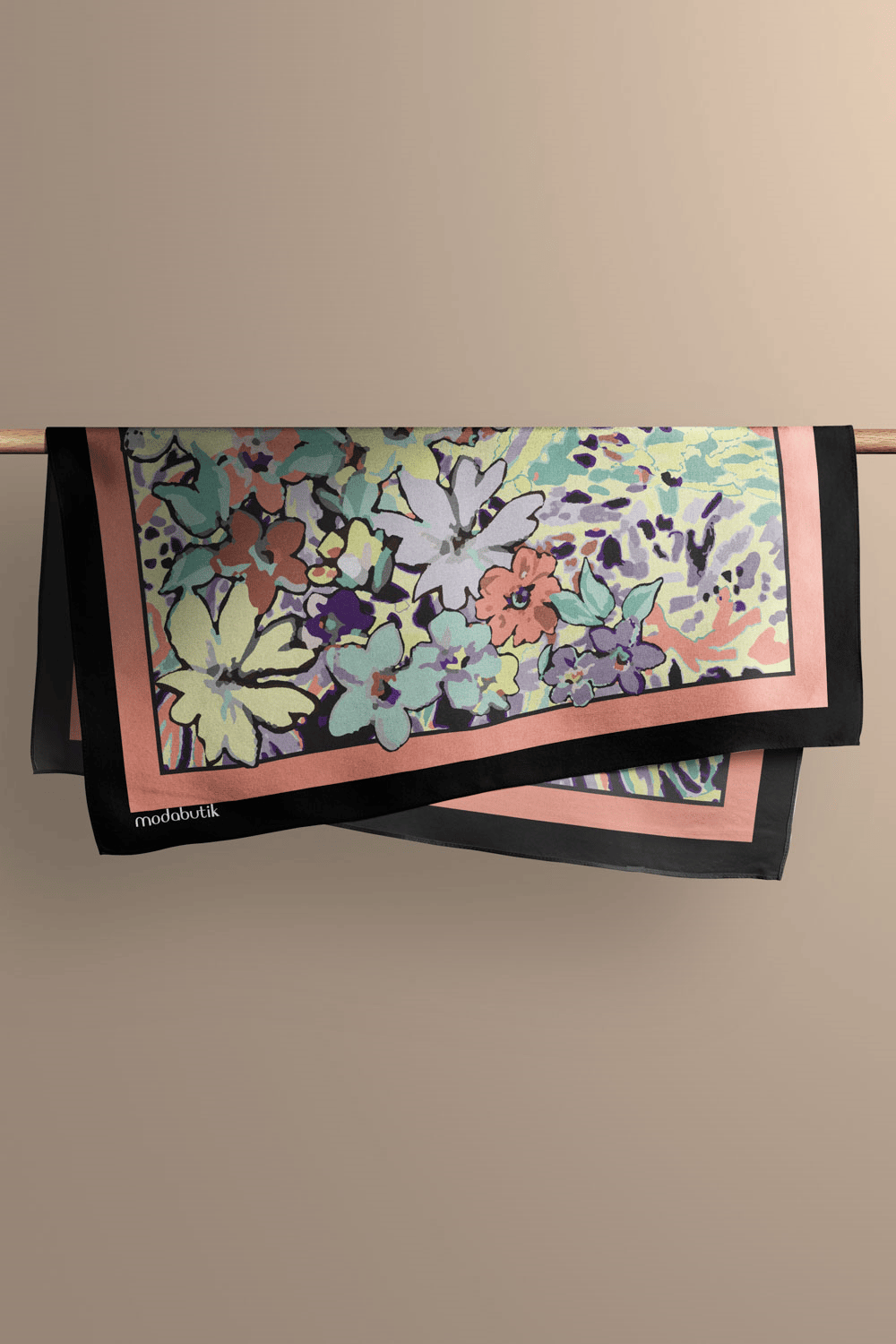 B101 ÇİÇEK DESENLİ BANDANA