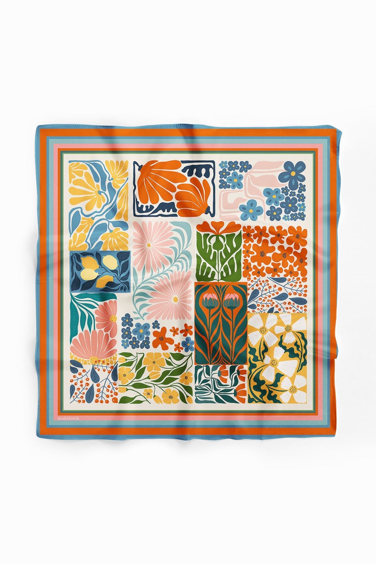 Violla A92 MODERN FLOWERS BANDANA(DG11958)