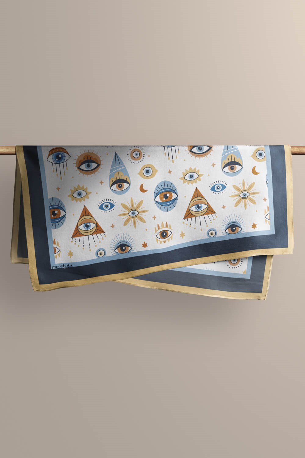 Z67 Violla Göz Desenli Bandana