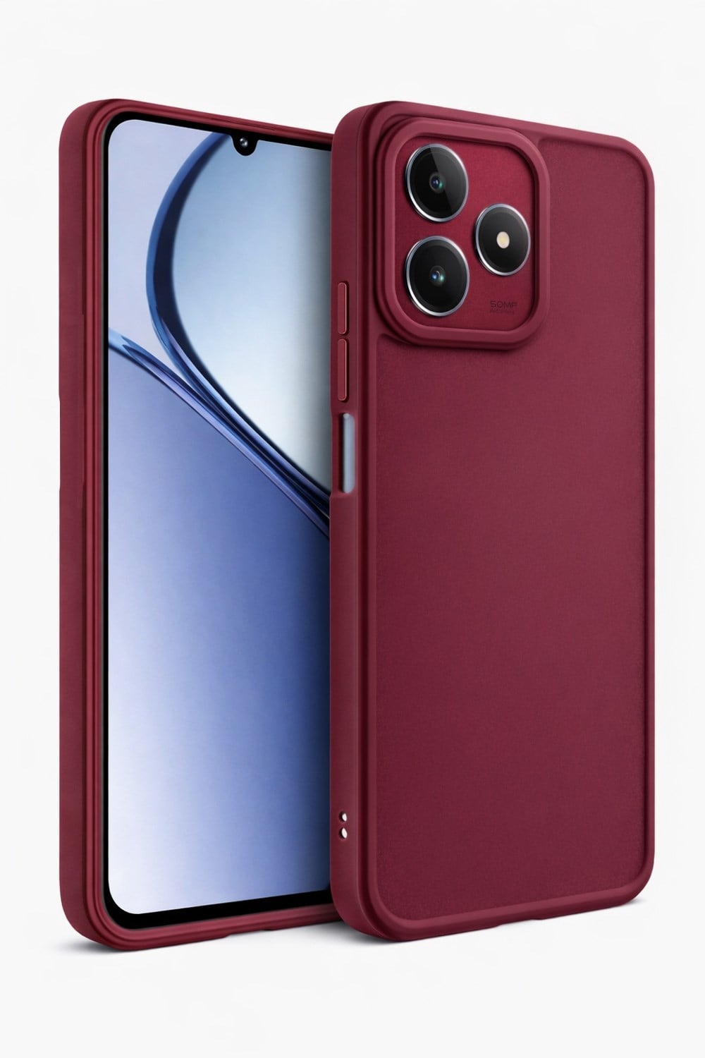 Realme C63 Kılıf – Kamera Çıkıntılı – Mat Silikon Telefon Kılıfı