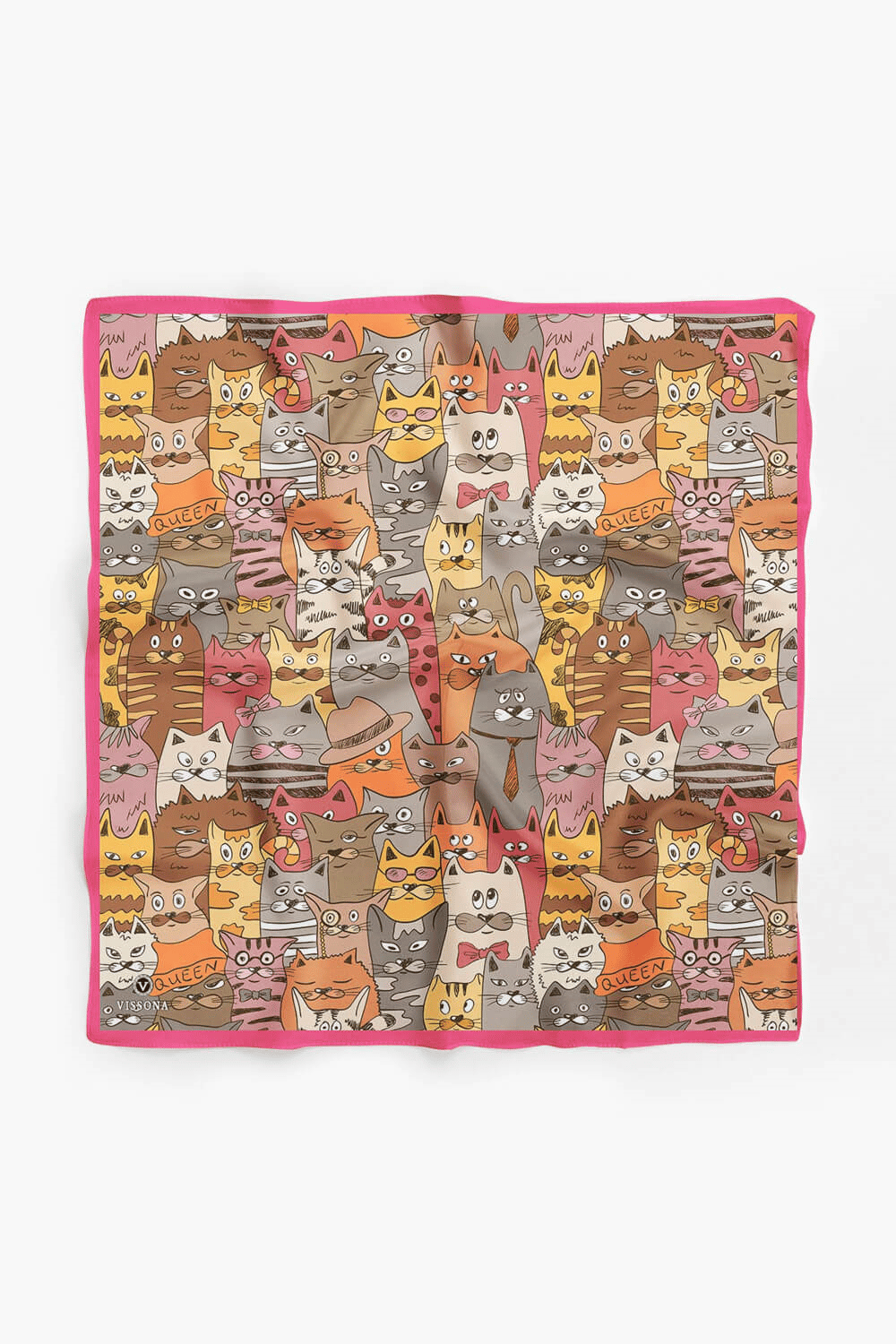 100% Silk Headscarf for Women - 22