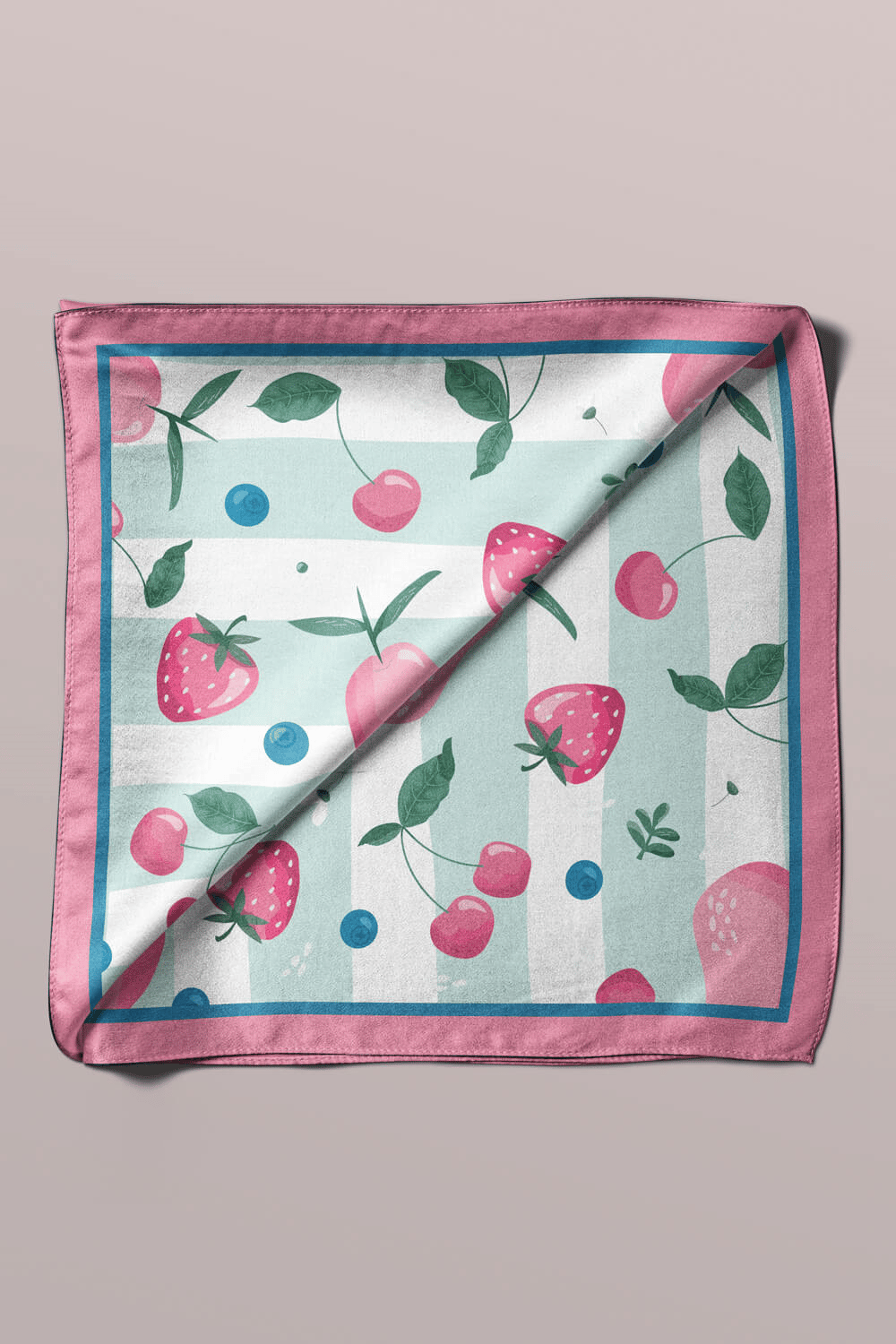 B60 Modabutik Çikolata Desenli Bandana