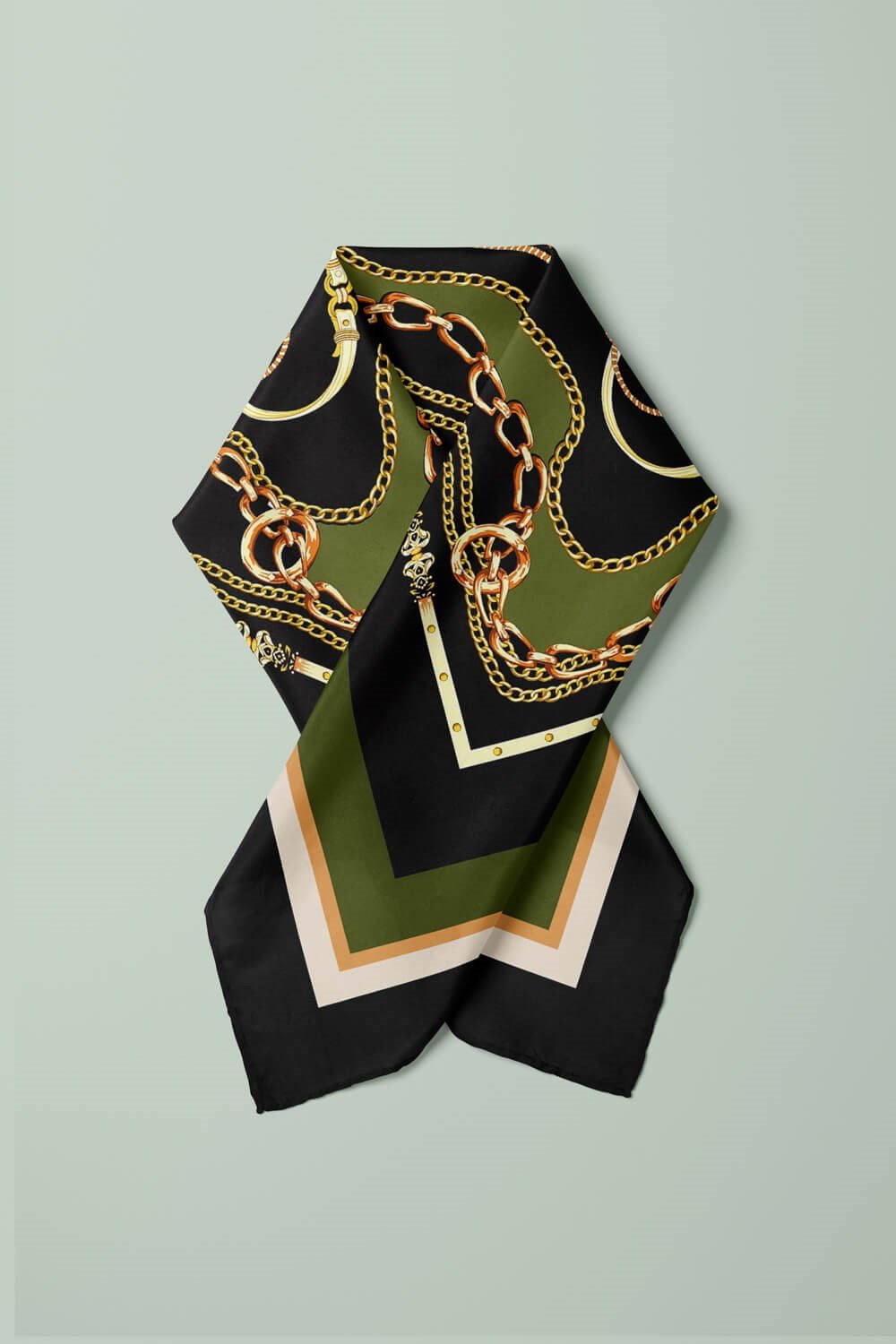 Violla E117 ZINCIR BAROK TASARIMLI BANDANA