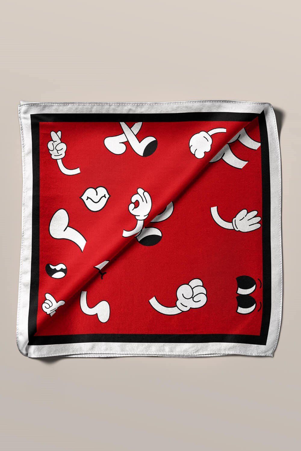 F86 Violla Cartoon Desenli Bandana