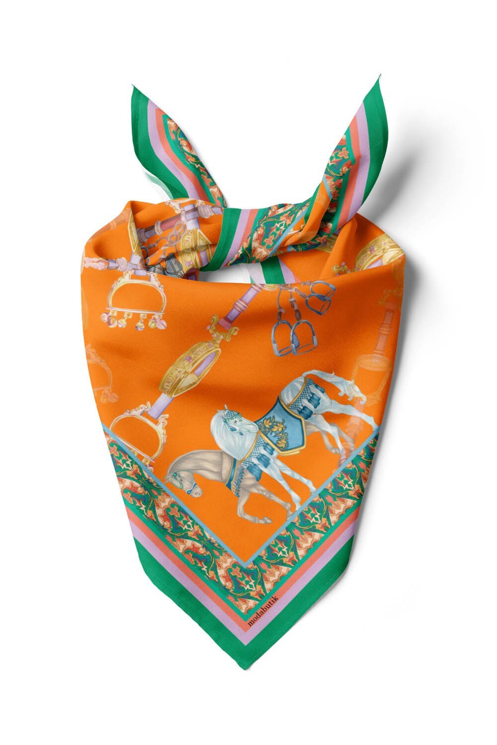 Violla MODERN HORSE  SOYUT TASARIMLI BANDANA DG12108