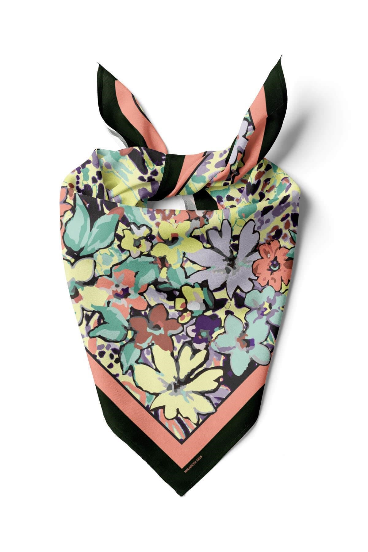 Violla B101 ÇİÇEK DESENLİ BANDANA